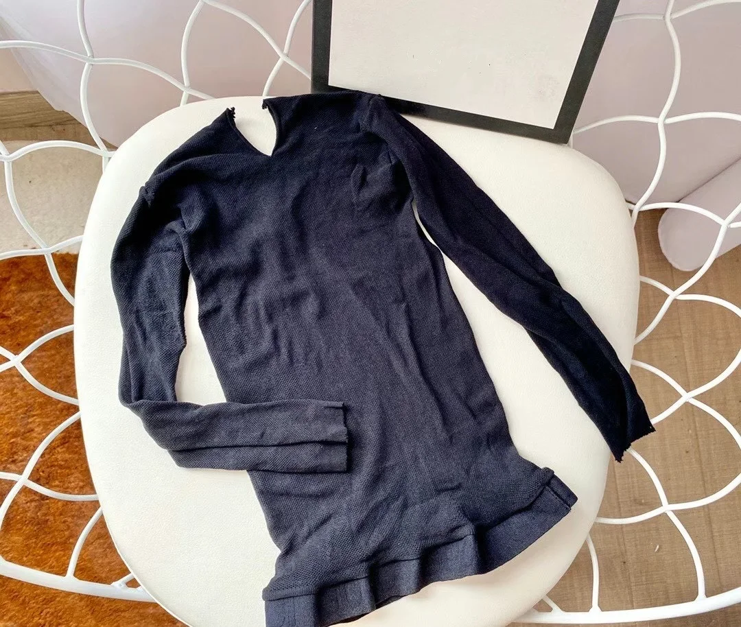 Осенние европейские дизайнерские женские футболки, жаккардовые пикантные кружевные облегающие колготки с длинным рукавом и надписью для д...
Осенние европейские дизайнерские женские футболки, жаккардовые пикантные кружевные облегающие колготки с длинным рукавом и надписью для д...