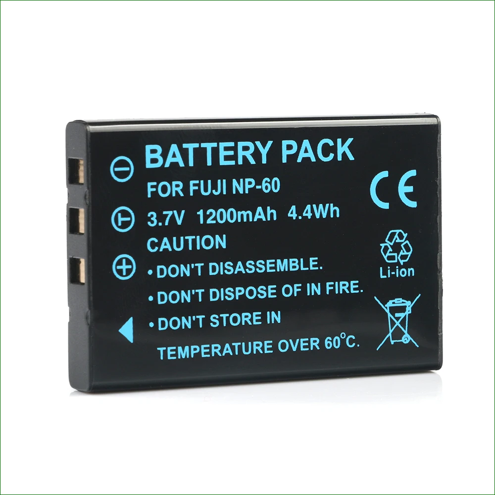 Аккумулятор для NP-60 камеры NP60 Fujifilm FinePix 50i 601 F401 F410 M603 CASIO QV-R3 QV-R4 Samsung NP-30 SLB-1037 |