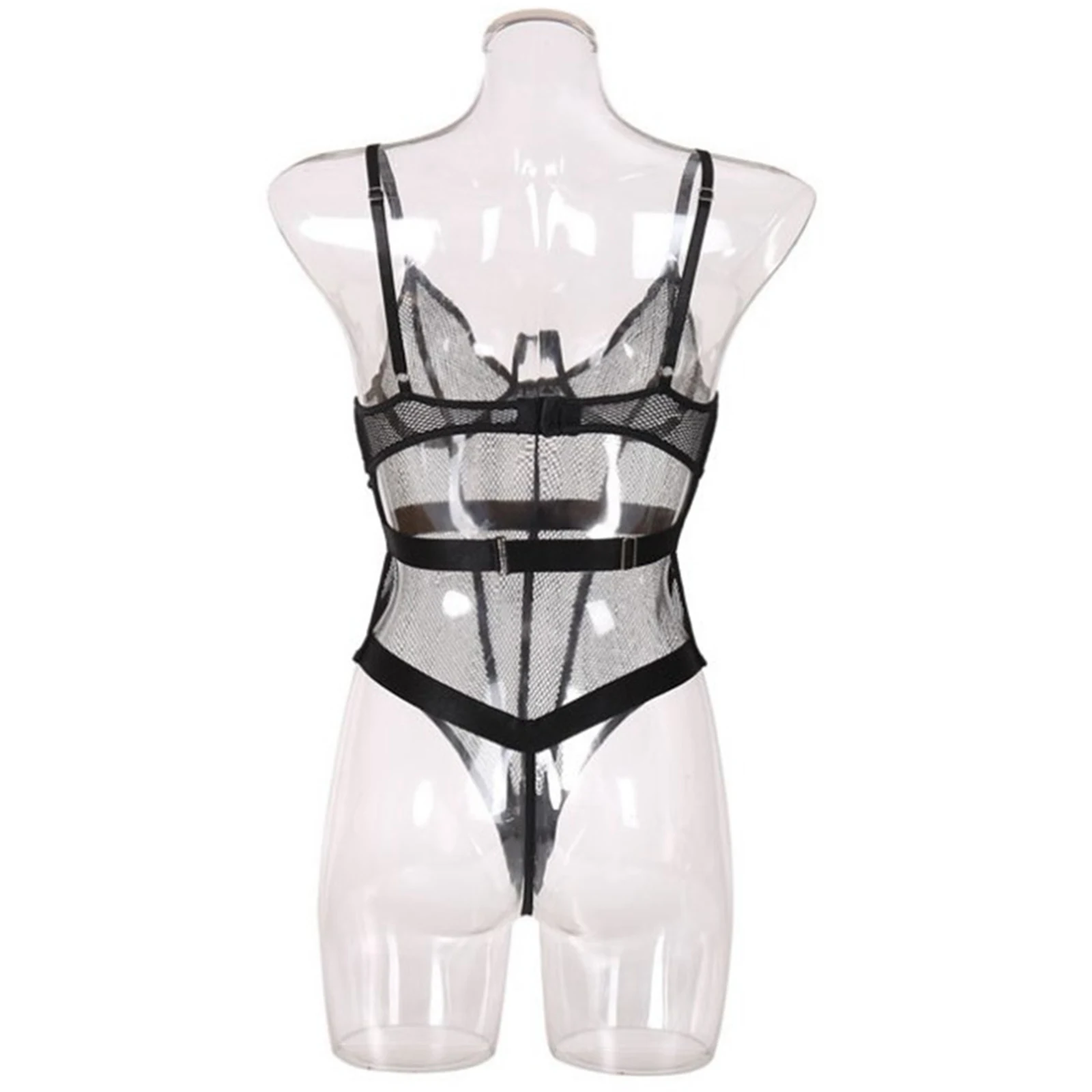 Women See-through Mesh Underwire Cups Bodysuit Hollow Out Adjustable Straps Catsuit Pole For Dancing Costume
Women See-through Mesh Underwire Cups Bodysuit Hollow Out Adjustable Straps Catsuit Pole For Dancing Costume
