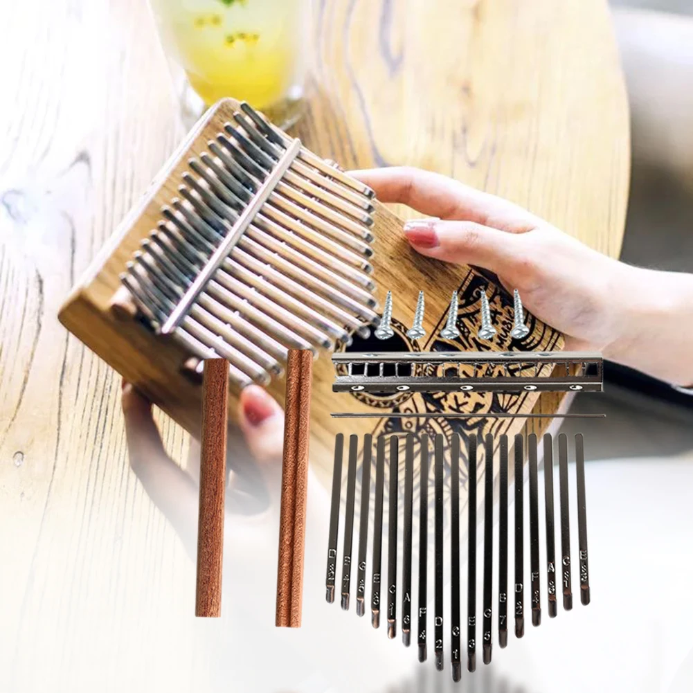 17 Keys Kalimba DIY Set Thumb Piano Keys Bridge Sleeper Shrapnel Lettering Keyboard Musical Instrument Replacement Parts
17 Keys Kalimba DIY Set Thumb Piano Keys Bridge Sleeper Shrapnel Lettering Keyboard Musical Instrument Replacement Parts