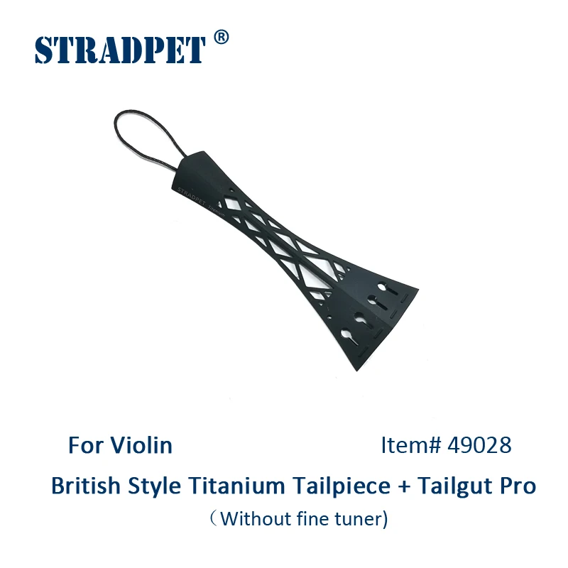 STRADPET набор титановых ХВОСТОВИКОВ в британском стиле для скрипки с титановым