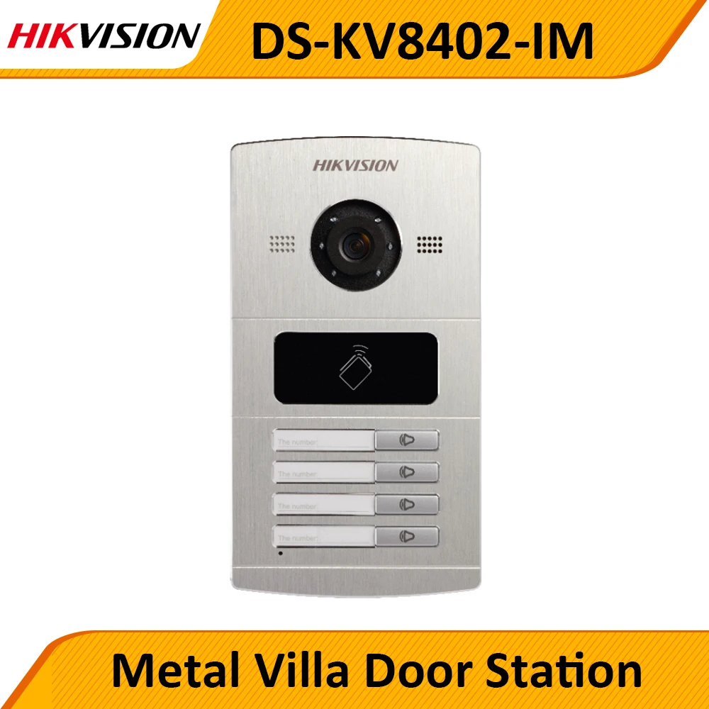 DS-KV8402-IM Hik hands free Metal network Villa Door Station phone video Intercom doorphone
DS-KV8402-IM Hik hands free Metal network Villa Door Station phone video Intercom doorphone