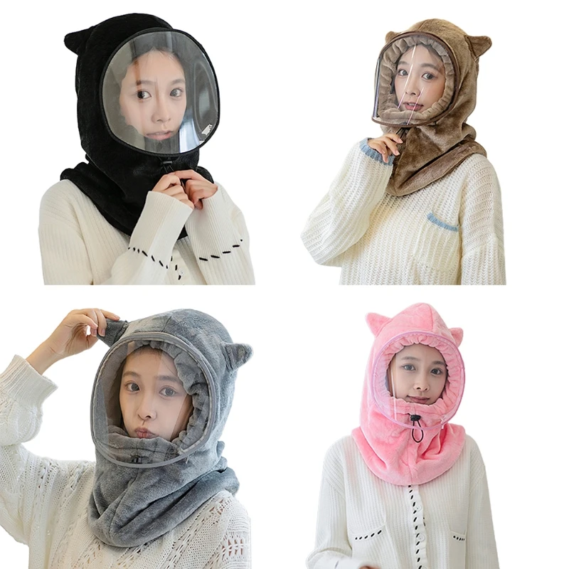 573B Windproof Hat with Face Shield Winter Warm Flannel Baotou Hat for Outdoor Sports
573B Windproof Hat with Face Shield Winter Warm Flannel Baotou Hat for Outdoor Sports
