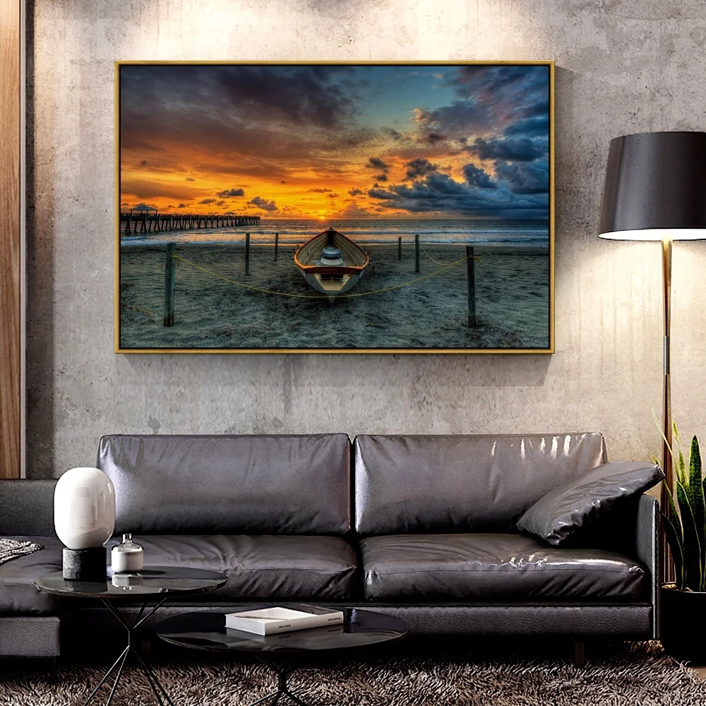 Artcozy Boat Beach Sunset Oil Canvas Painting for Home Decoration Wall Art Canvas Printings Landscape Spray Painting Single
Artcozy Boat Beach Sunset Oil Canvas Painting for Home Decoration Wall Art Canvas Printings Landscape Spray Painting Single
