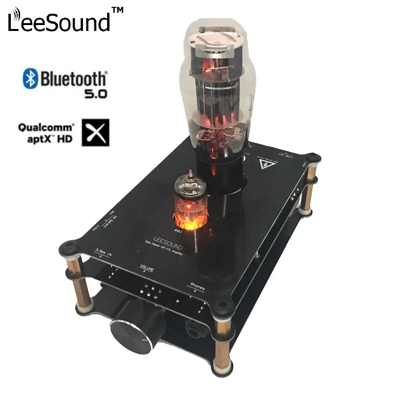 

Усилитель для наушников LeeSound Darkvoice 6N5P + 6N11, вакуумный трубчатый аудио усилитель для наушников, предусилитель, плата Hi-Fi двухканальный предус...