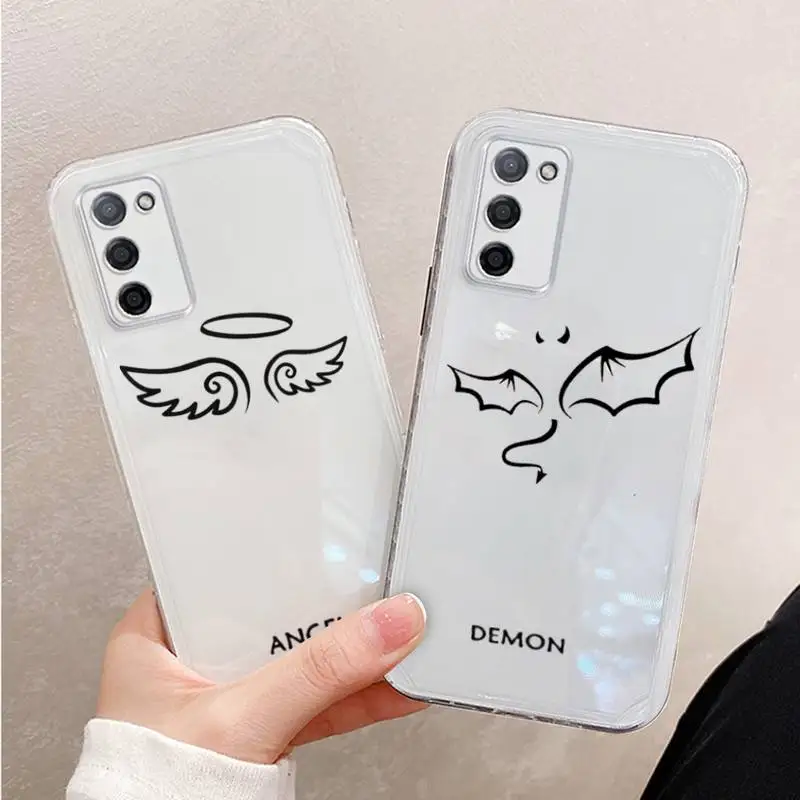 Demon Angel Couple BFF Cartoon Phone Case Transparent For oppo R17 R15 R11 R9 F11 A32 A39 K7 K5 S X PRO PLUS moible bag
Demon Angel Couple BFF Cartoon Phone Case Transparent For oppo R17 R15 R11 R9 F11 A32 A39 K7 K5 S X PRO PLUS moible bag