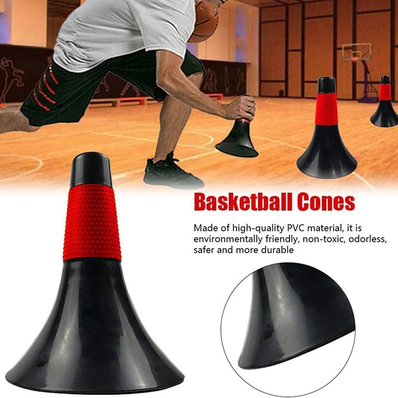 5 Pack Agility Cones for Training Basketball - Non-Slip Cone Themed Party Decoration - for Soccer Skating Drills
5 Pack Agility Cones for Training Basketball - Non-Slip Cone Themed Party Decoration - for Soccer Skating Drills
