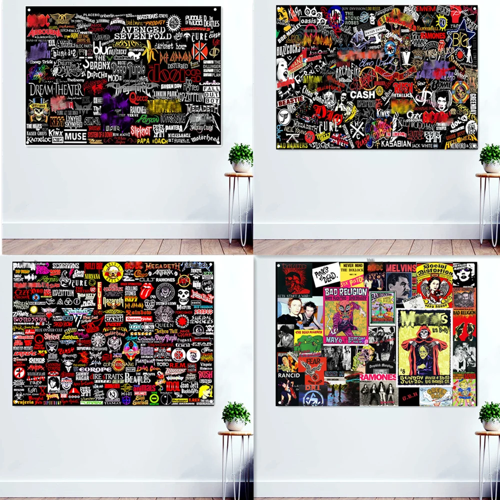 Rock Band Jigsaw Puzzles Decorative Banners Metal Music Art Canvas Hanging Painting Flags Wall Stickers Tapestry Home Decoration
Rock Band Jigsaw Puzzles Decorative Banners Metal Music Art Canvas Hanging Painting Flags Wall Stickers Tapestry Home Decoration