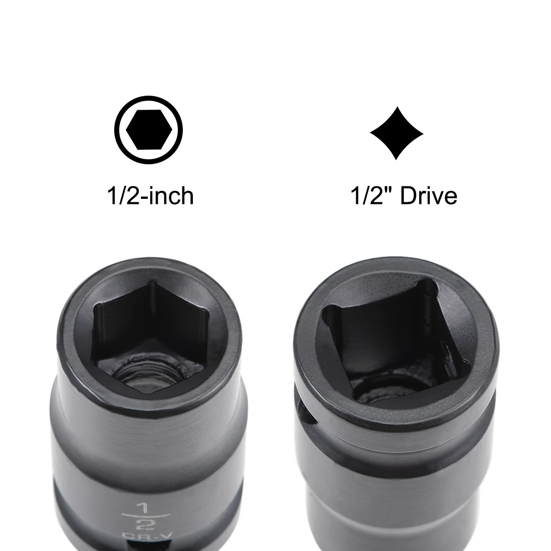 uxcell 3Pcs 1/2-Inch Drive Shallow Impact Socket 6-Point Cr-V to DIY Hand-making Automotive Repairs Household Maintenance
uxcell 3Pcs 1/2-Inch Drive Shallow Impact Socket 6-Point Cr-V to DIY Hand-making Automotive Repairs Household Maintenance