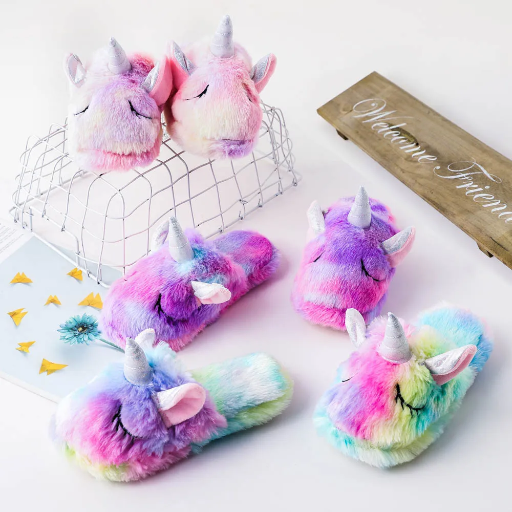 Winter Children's Unicorn Slippers Baby Kids Shoes for Girl Boy Slippers Rainbow Soft Warm Funny Toddler Home Slippers Bedroom
Winter Children's Unicorn Slippers Baby Kids Shoes for Girl Boy Slippers Rainbow Soft Warm Funny Toddler Home Slippers Bedroom