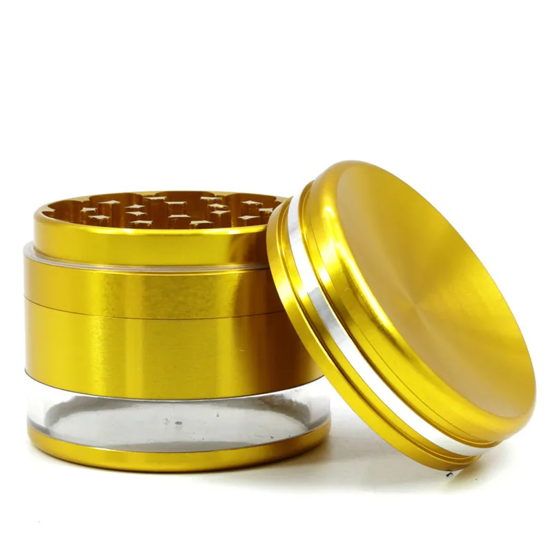 Big Herb Grinder 4 Layer Weed Grinder 63mm Tobacco Crusher Weed Accessories Bottom Transparent The Top Is Concave Can Hold Weed
Big Herb Grinder 4 Layer Weed Grinder 63mm Tobacco Crusher Weed Accessories Bottom Transparent The Top Is Concave Can Hold Weed