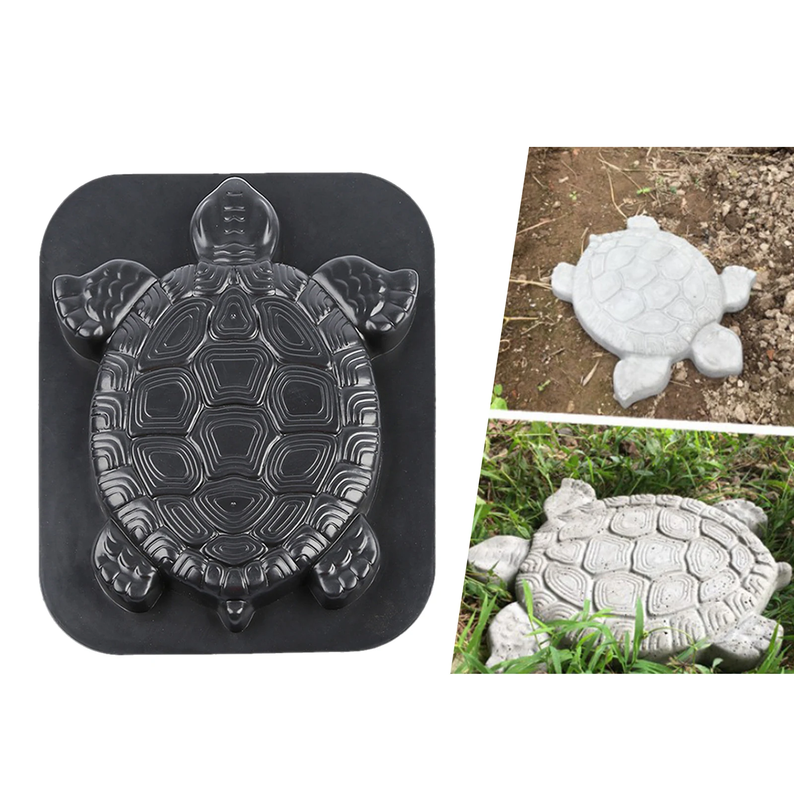 

Трафарет для садового мощения в форме черепахи, форма для шагового камня, бетонная цементная форма из АБС-пластика, черепаха, садовый декор ...