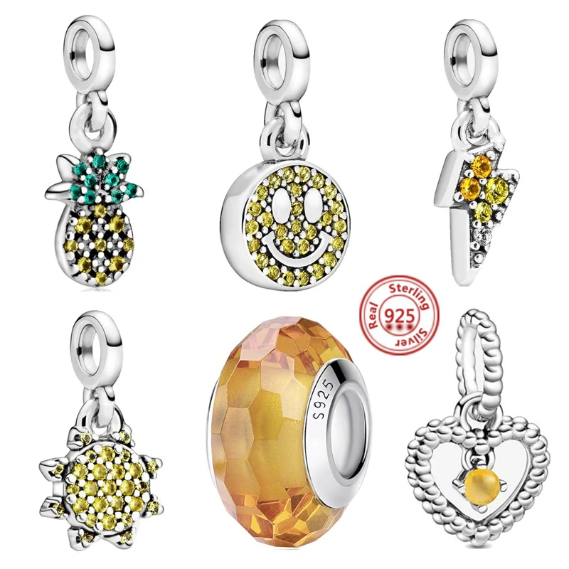 HOT Yellow 925 Sterling Silver Sparkling Family Tree Dangle Charm Beads Fit Original Pandora Bracelet Pendant Necklace Jewelry 
HOT Yellow 925 Sterling Silver Sparkling Family Tree Dangle Charm Beads Fit Original Pandora Bracelet Pendant Necklace Jewelry
