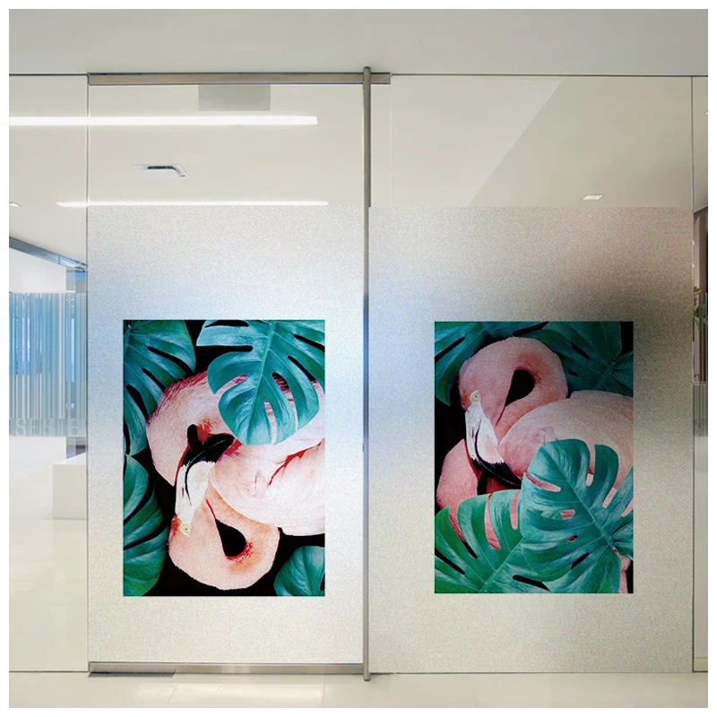 Flamingo Leaf Decorative Film Privacy Window Film No Glue Anti-UV Removable Self-adhesive Window Privacy Vinyl Glass Sticker
Flamingo Leaf Decorative Film Privacy Window Film No Glue Anti-UV Removable Self-adhesive Window Privacy Vinyl Glass Sticker