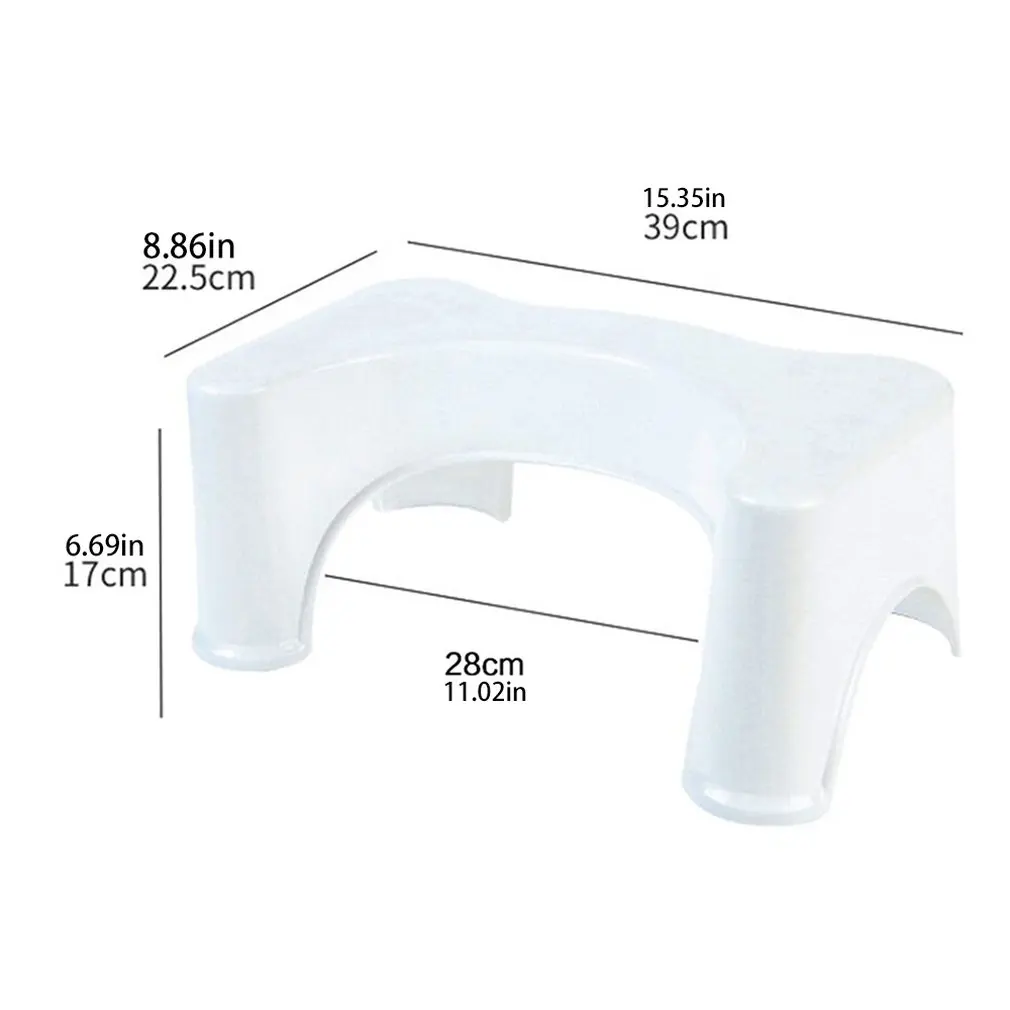 Bathroom Toilet Stool Plastic Non-Slip Aid Stool Baby Anti Constipation Bathroom Squatting Stool 1 Piece
Bathroom Toilet Stool Plastic Non-Slip Aid Stool Baby Anti Constipation Bathroom Squatting Stool 1 Piece