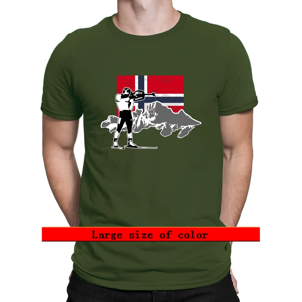 Biathlon Norway Flag 2021 T Shirt Loose Funny Cotton Spring Autumn Clothing Trend Customized S-XXXL Shirt
Biathlon Norway Flag 2021 T Shirt Loose Funny Cotton Spring Autumn Clothing Trend Customized S-XXXL Shirt