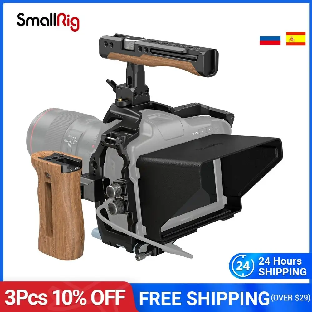 Полный комплект клетки SmallRig для профессиональной камеры с ручкой NATO, аксессуар для BMPCC 6K Pro 3299
Полный комплект клетки SmallRig для профессиональной камеры с ручкой NATO, аксессуар для BMPCC 6K Pro 3299
