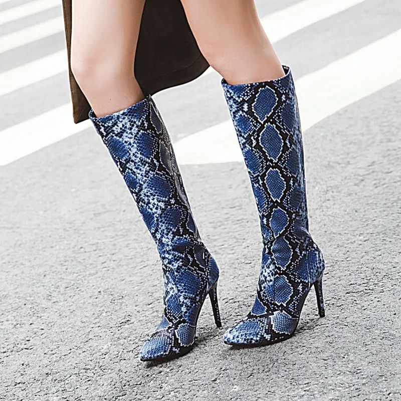 Boots Women Winter New Fashion Color Matching Pointed Fine Heel High Heel High Tube Women Shoes Size 34-43 Heel Height 10.5cm
Boots Women Winter New Fashion Color Matching Pointed Fine Heel High Heel High Tube Women Shoes Size 34-43 Heel Height 10.5cm
