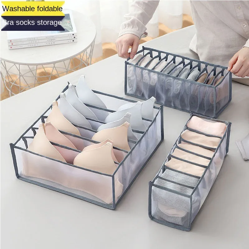 Artracyse Underwear Storage Box Drawer Bra Panties Socks Fabric Compartment Storage Finishing Box Breathable Mesh Can Be Washed
Artracyse Underwear Storage Box Drawer Bra Panties Socks Fabric Compartment Storage Finishing Box Breathable Mesh Can Be Washed