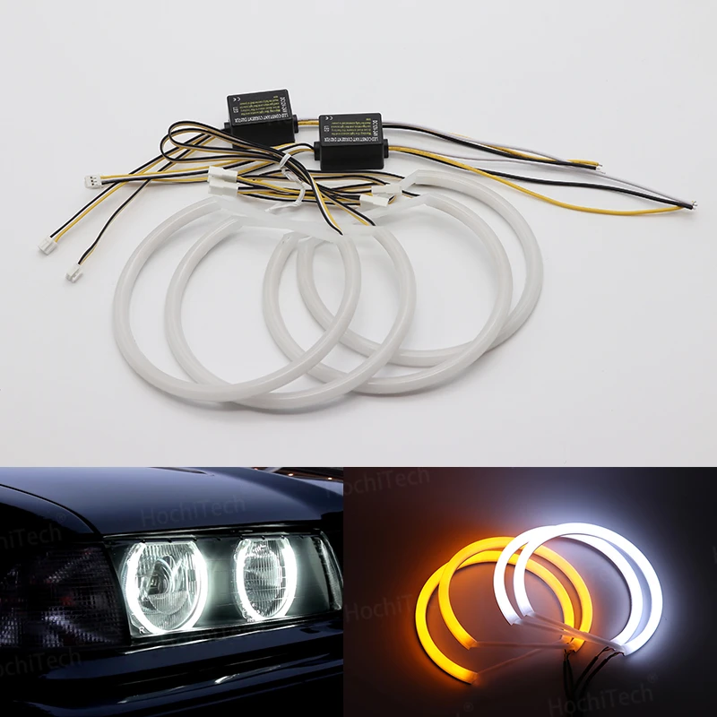 for BMW 3 series E30 E36 M3 1982-2000 Ultra bright Dual Color Switchback led angel eyes halo ring Day Light turn signal light
for BMW 3 series E30 E36 M3 1982-2000 Ultra bright Dual Color Switchback led angel eyes halo ring Day Light turn signal light