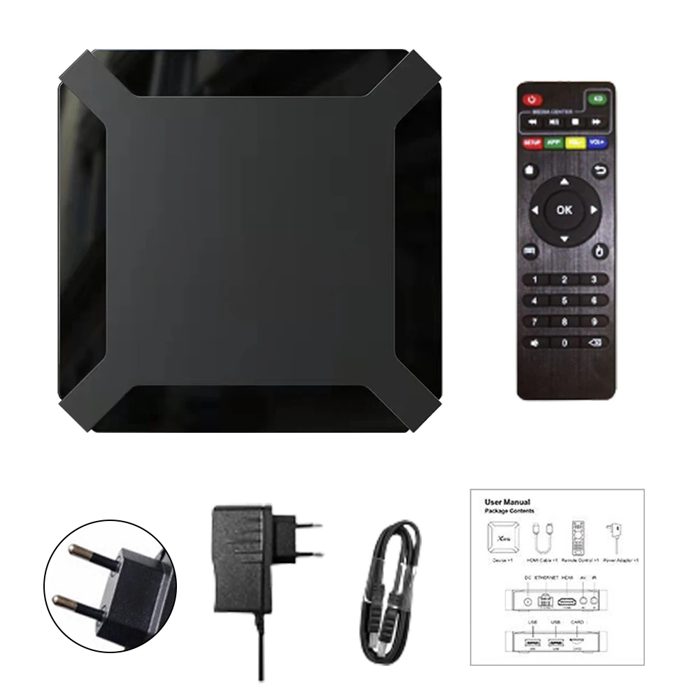 US EU Plug TV Box Home Devices CF TF Black Audio 4K Plastic 1080P With Remote Controller Professional Fit For Allwinner H313
US EU Plug TV Box Home Devices CF TF Black Audio 4K Plastic 1080P With Remote Controller Professional Fit For Allwinner H313