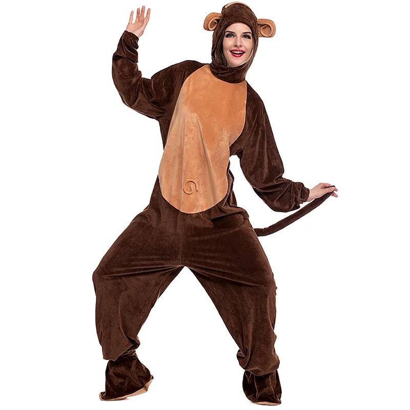 Halloween Adult Onesies Kigurumis Women Men Performance Clothing Cosplay Animal Monkey Carnival Festival Party Clothes Jumpsuit
Halloween Adult Onesies Kigurumis Women Men Performance Clothing Cosplay Animal Monkey Carnival Festival Party Clothes Jumpsuit