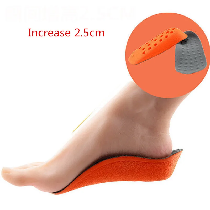 1 пара стельки, увеличивающие рост, женские вкладыши на высоком каблуке 2,5 см, дышащие дужки, поддерживающие невидимую амортизацию 
1 пара стельки, увеличивающие рост, женские вкладыши на высоком каблуке 2,5 см, дышащие дужки, поддерживающие невидимую амортизацию