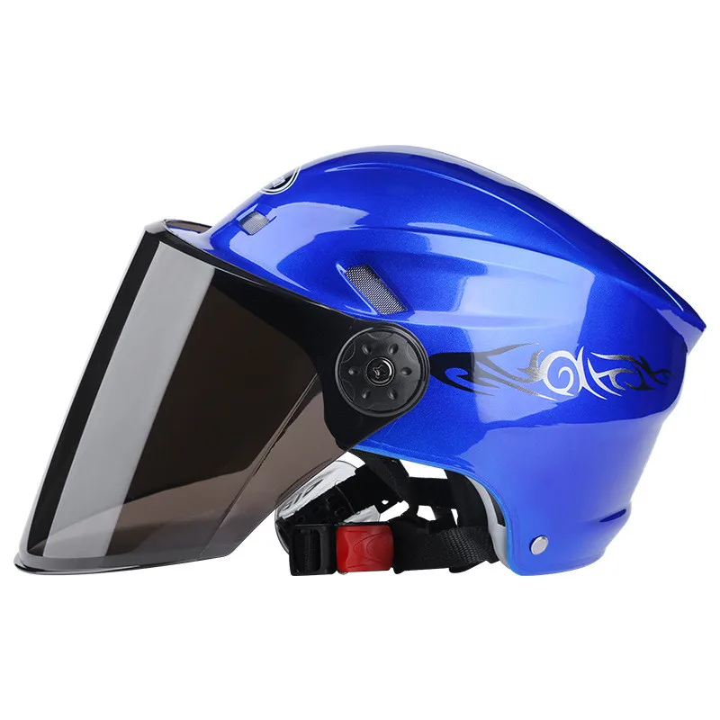 Мотоциклетный шлем закрывающий половину лица для мужчин и женщин Casco Moto