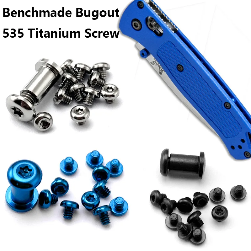 1 Set Titanium Alloy Nail for Butterfly Knife 535 Screw Handle Screw EDC Knife 535 Screws
1 Set Titanium Alloy Nail for Butterfly Knife 535 Screw Handle Screw EDC Knife 535 Screws