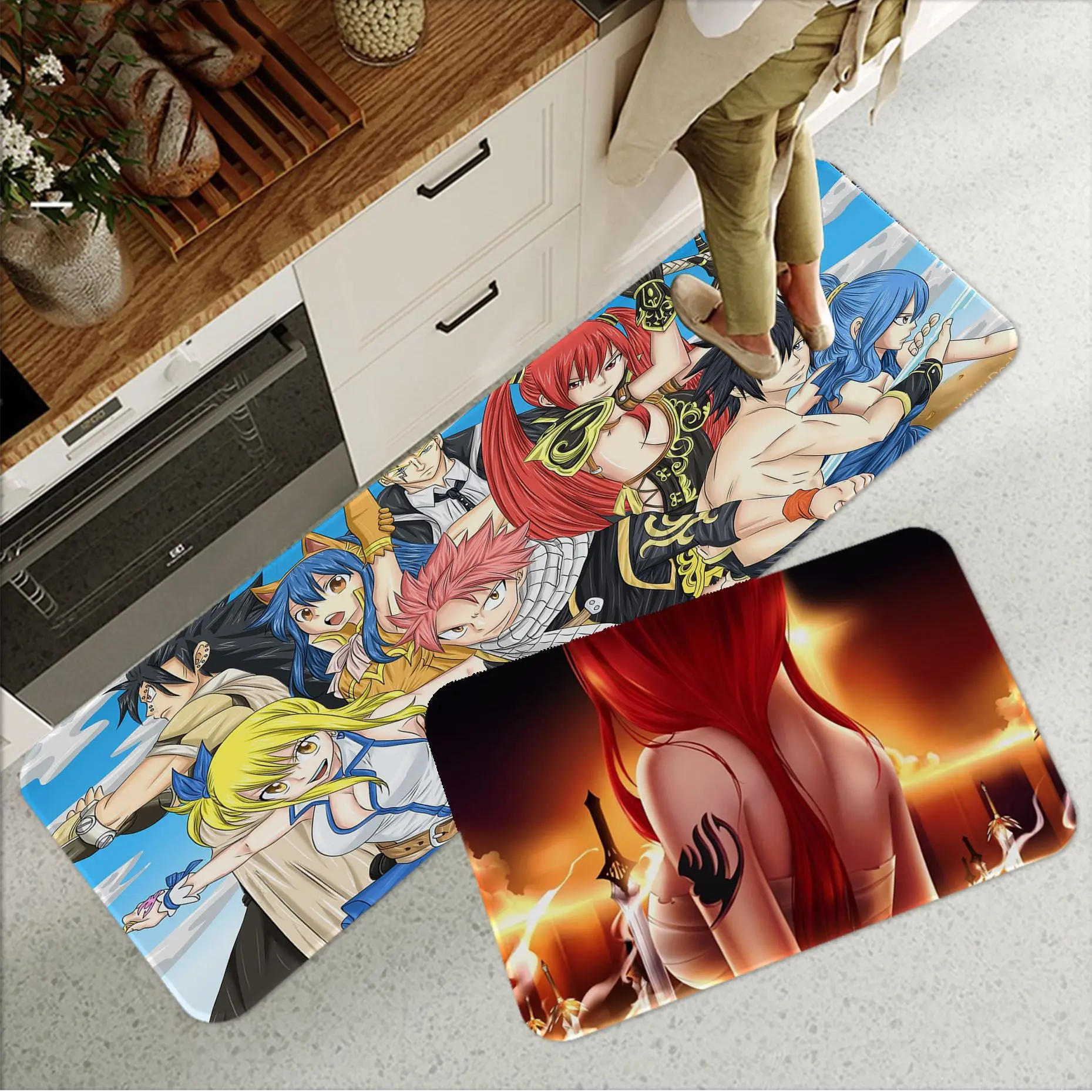 Фланелевый напольный коврик Сказочный хвост с японским аниме принтом, декоративный коврик для ванной комнаты, нескользящий коврик для гост... 
Фланелевый напольный коврик Сказочный хвост с японским аниме принтом, декоративный коврик для ванной комнаты, нескользящий коврик для гост...