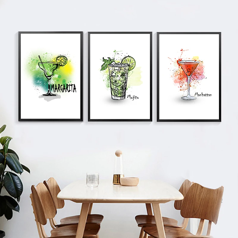 Cocktail Menus Posters and Prints Bar Wall Decor, Cocktail Mojito, MARGARITA,Manhattan Canvas Painting Kitchen Wall Art Pictures
Cocktail Menus Posters and Prints Bar Wall Decor, Cocktail Mojito, MARGARITA,Manhattan Canvas Painting Kitchen Wall Art Pictures