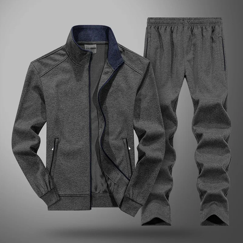 New Spring And Autumn Two-piece Men's Long-sleeved Trousers Casual Sports Suit Soft And Comfortable Stand-up Collar Stretch Open
New Spring And Autumn Two-piece Men's Long-sleeved Trousers Casual Sports Suit Soft And Comfortable Stand-up Collar Stretch Open
