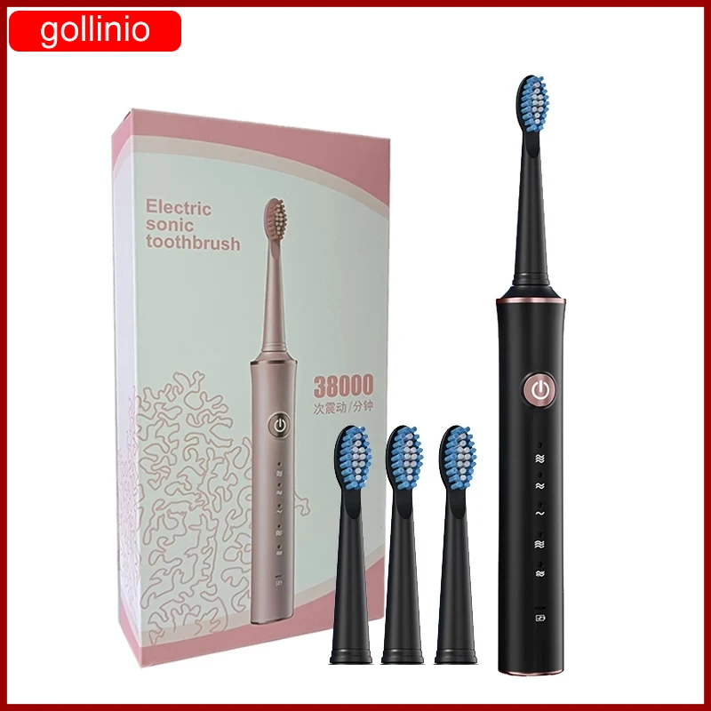 Sonic Electric Toothbrush Smart Ultrasonic AutomaticTooth Brush USB Fast Rechargeable Adult Waterproof New Product Launch GL42A
Sonic Electric Toothbrush Smart Ultrasonic AutomaticTooth Brush USB Fast Rechargeable Adult Waterproof New Product Launch GL42A