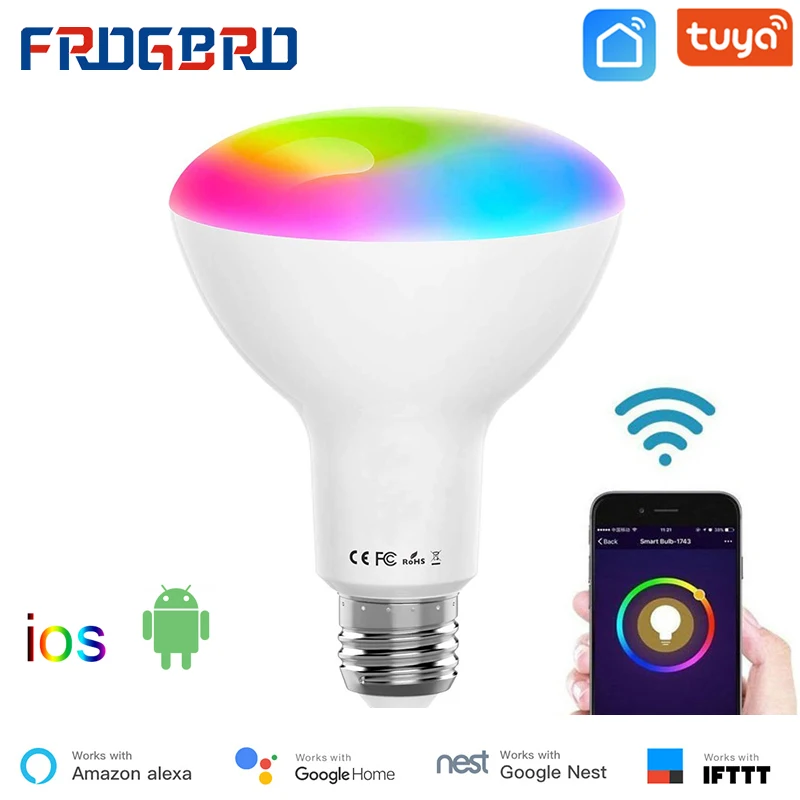 FROGBRO Smart LED Light Bulb Dimmable Warm White 2700K To Daylight 6500K 7W Light Lamp for Bedroom works with Alexa Google Home
FROGBRO Smart LED Light Bulb Dimmable Warm White 2700K To Daylight 6500K 7W Light Lamp for Bedroom works with Alexa Google Home