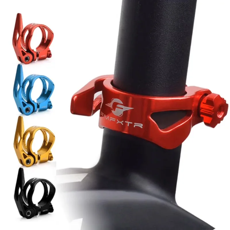 Bicycle Seatpost Clamps Quick Release Clip 31.8/34.9mm Aluminum alloy Clip for Mountain Road bike Cycling Accessories
Bicycle Seatpost Clamps Quick Release Clip 31.8/34.9mm Aluminum alloy Clip for Mountain Road bike Cycling Accessories