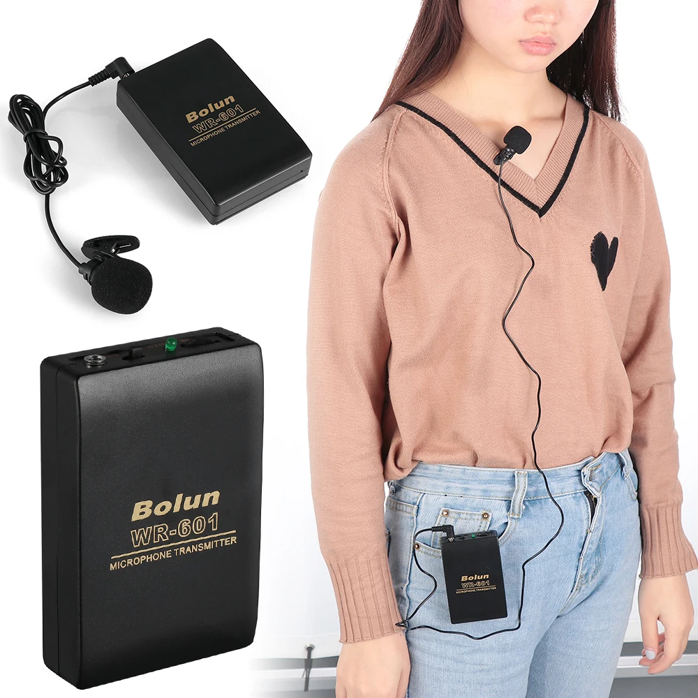 New Coming Portable Wireless FM Transmitter Receiver Lavalier Lapel Clip Mic System Mini Microphone High Quality
New Coming Portable Wireless FM Transmitter Receiver Lavalier Lapel Clip Mic System Mini Microphone High Quality