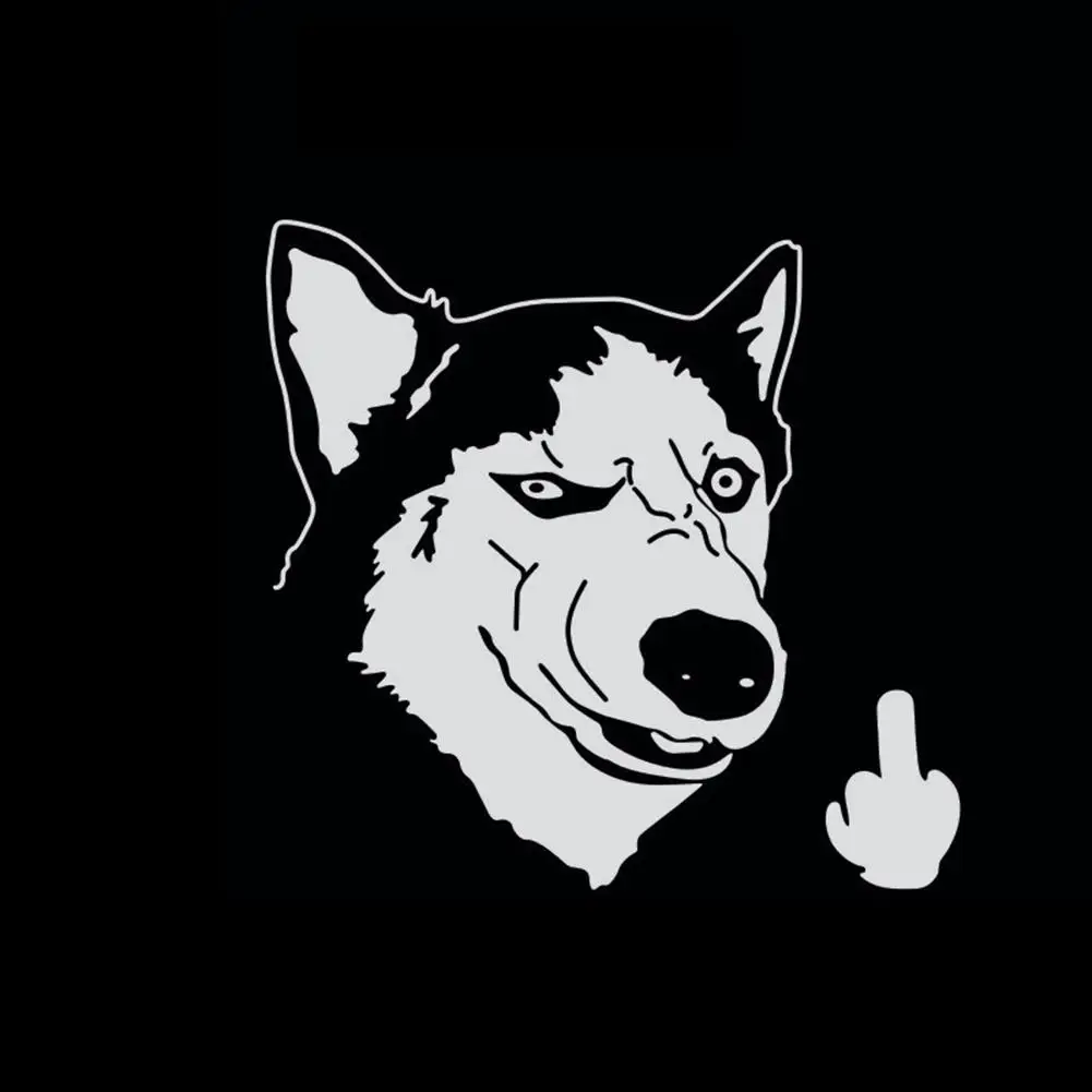 Funny Cool Serious Husky Dog Flipping Finger Car Truck SUV Laptop Sticker Decal
Funny Cool Serious Husky Dog Flipping Finger Car Truck SUV Laptop Sticker Decal