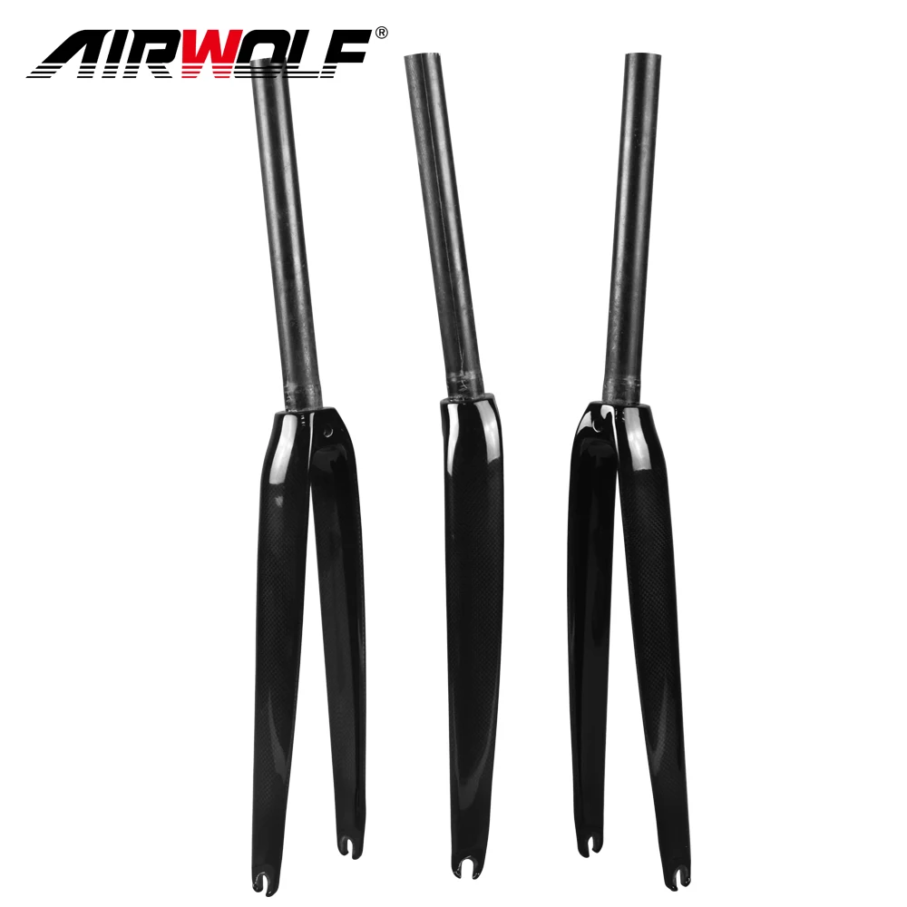 AIRWOLF Road Bike Fork 700C V Brake Carbon Fork Straight Tube Quick Release 100*9mm UD 3K T800 Toray Carbon Road Bicycle Fork
AIRWOLF Road Bike Fork 700C V Brake Carbon Fork Straight Tube Quick Release 100*9mm UD 3K T800 Toray Carbon Road Bicycle Fork