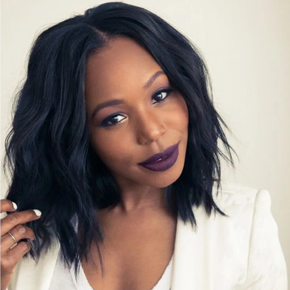 Casual Black Short Wavy Bobo Human Hair Full Wig Glueless Front Wigs Black Women Girl human hair wig Hairstyles Fast Ship
Casual Black Short Wavy Bobo Human Hair Full Wig Glueless Front Wigs Black Women Girl human hair wig Hairstyles Fast Ship