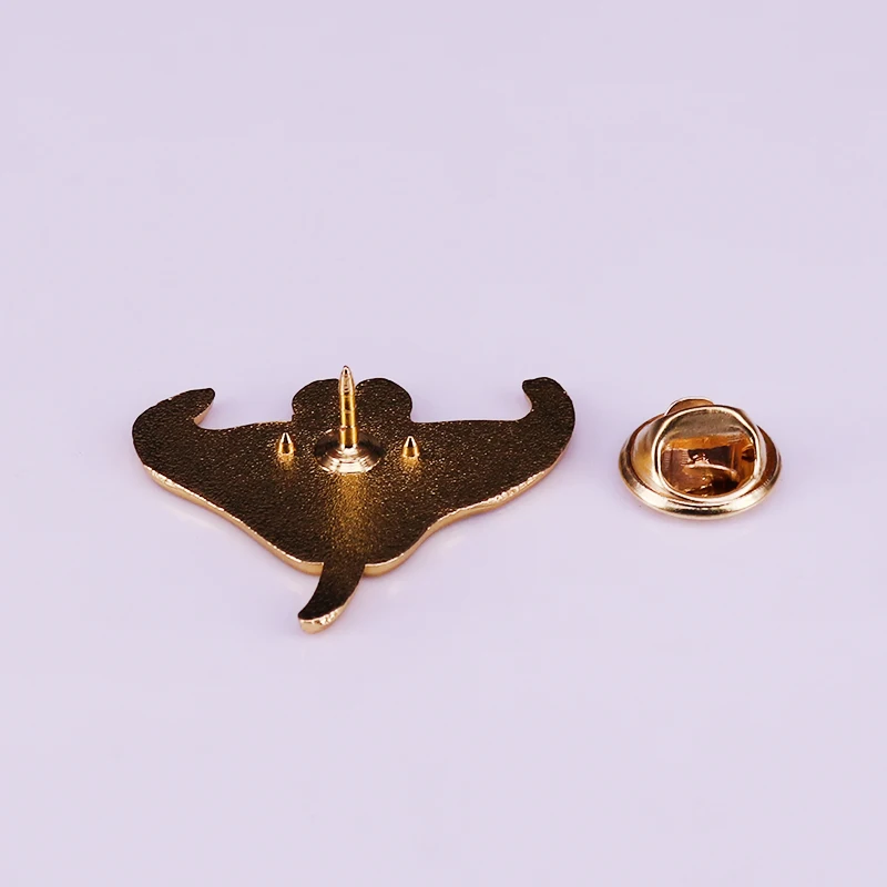 Эмалированная булавка Manta Ray брошь в виде морских животных волнистый дьявол рыба