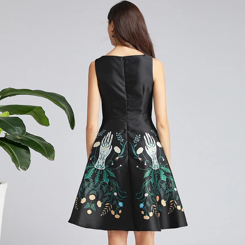 Summer New Shift Dress round Neck Sleeveless Diamond Beaded Sequins Stitching A- line Dress Temperament Women's Clothing
Summer New Shift Dress round Neck Sleeveless Diamond Beaded Sequins Stitching A- line Dress Temperament Women's Clothing