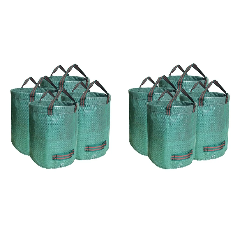 4 Pack Garden Waste Bags, Reusable Yard Bags Heavy Duty Waterproof Gardening Leaf Bag With 4 Handles, Yard
4 Pack Garden Waste Bags, Reusable Yard Bags Heavy Duty Waterproof Gardening Leaf Bag With 4 Handles, Yard
