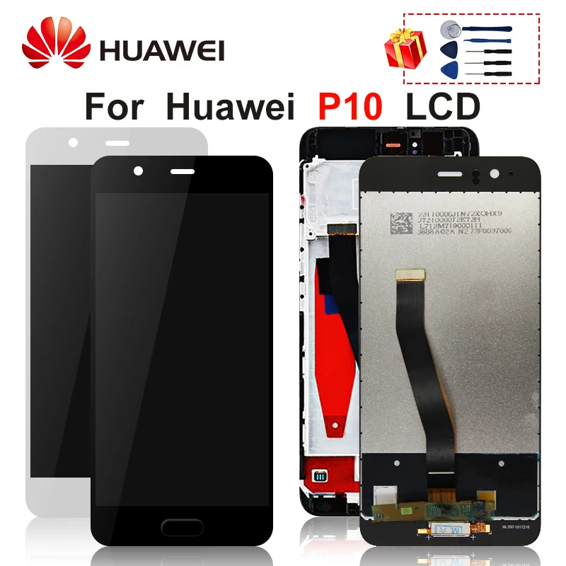 ЖК-дисплей 5,1 дюйма для HUAWEI P10, сенсорный экран в сборе для HUAWEI VTR-AL01 VTR-AL00 VTR-L09 P10, запасные части
ЖК-дисплей 5,1 дюйма для HUAWEI P10, сенсорный экран в сборе для HUAWEI VTR-AL01 VTR-AL00 VTR-L09 P10, запасные части