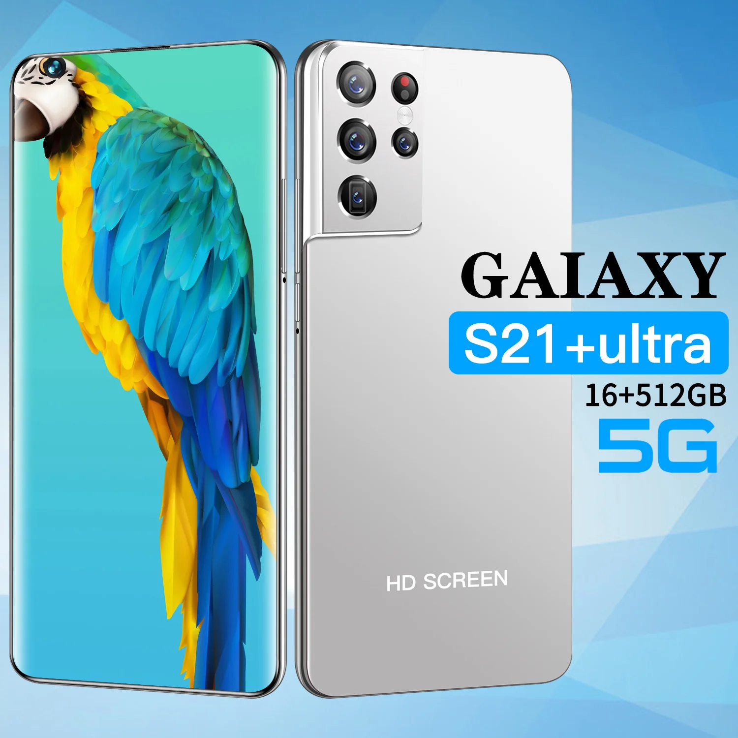New Galxy S21+Ultra 7.3 Inch Android 10.0 16+512G 10 Core 24+48MP Smartphone Double SIM 5G Cellphone 6800mAh Large Battery 
New Galxy S21+Ultra 7.3 Inch Android 10.0 16+512G 10 Core 24+48MP Smartphone Double SIM 5G Cellphone 6800mAh Large Battery
