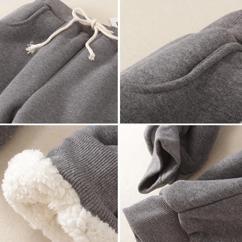 Warm Lamb cashmere Pants Women Winter Plus Size Drawstring Waist Loose Thickened Warm Fleece Harem Pants Fleece corduroy pants
Warm Lamb cashmere Pants Women Winter Plus Size Drawstring Waist Loose Thickened Warm Fleece Harem Pants Fleece corduroy pants