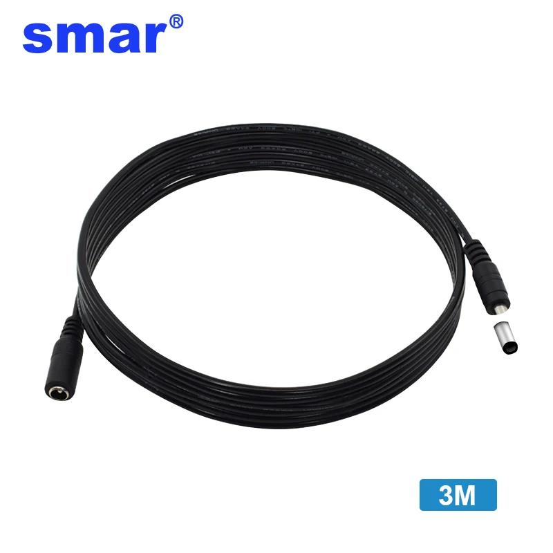 Smar 1 шт. DC Мощность Удлинительный кабель 3 м/10FT разъем для 5 мм x 2 штекер