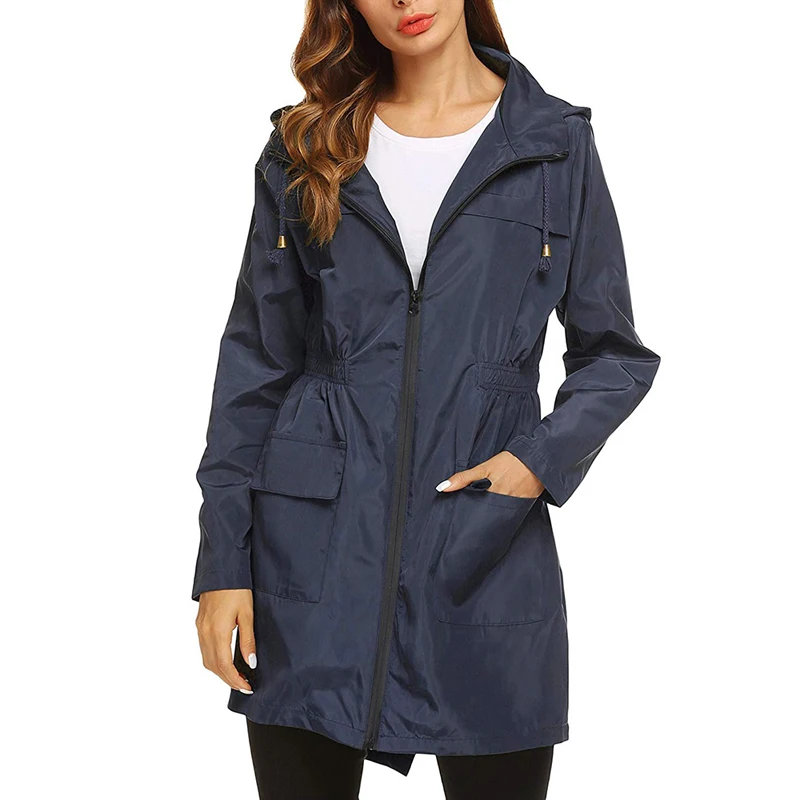 2021 New Women's Lightweight Raincoat for Women Waterproof Jacket Hooded Outdoor Hiking Jacket Long Rain Jackets Active Rainwear
2021 New Women's Lightweight Raincoat for Women Waterproof Jacket Hooded Outdoor Hiking Jacket Long Rain Jackets Active Rainwear