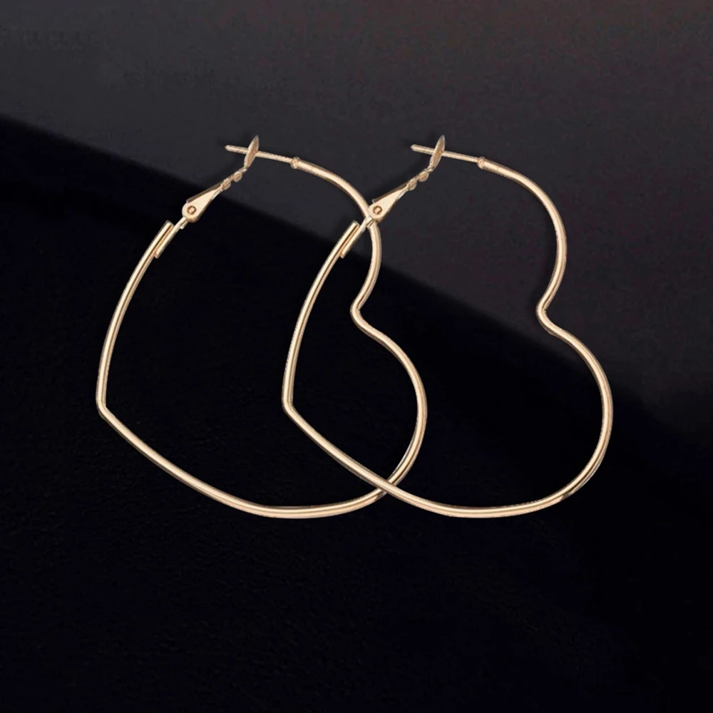Exaggerate Big Smooth Circle Hoop Earrings Brincos Simple Party Heart Loop Earrings for Women Jewelry
Exaggerate Big Smooth Circle Hoop Earrings Brincos Simple Party Heart Loop Earrings for Women Jewelry