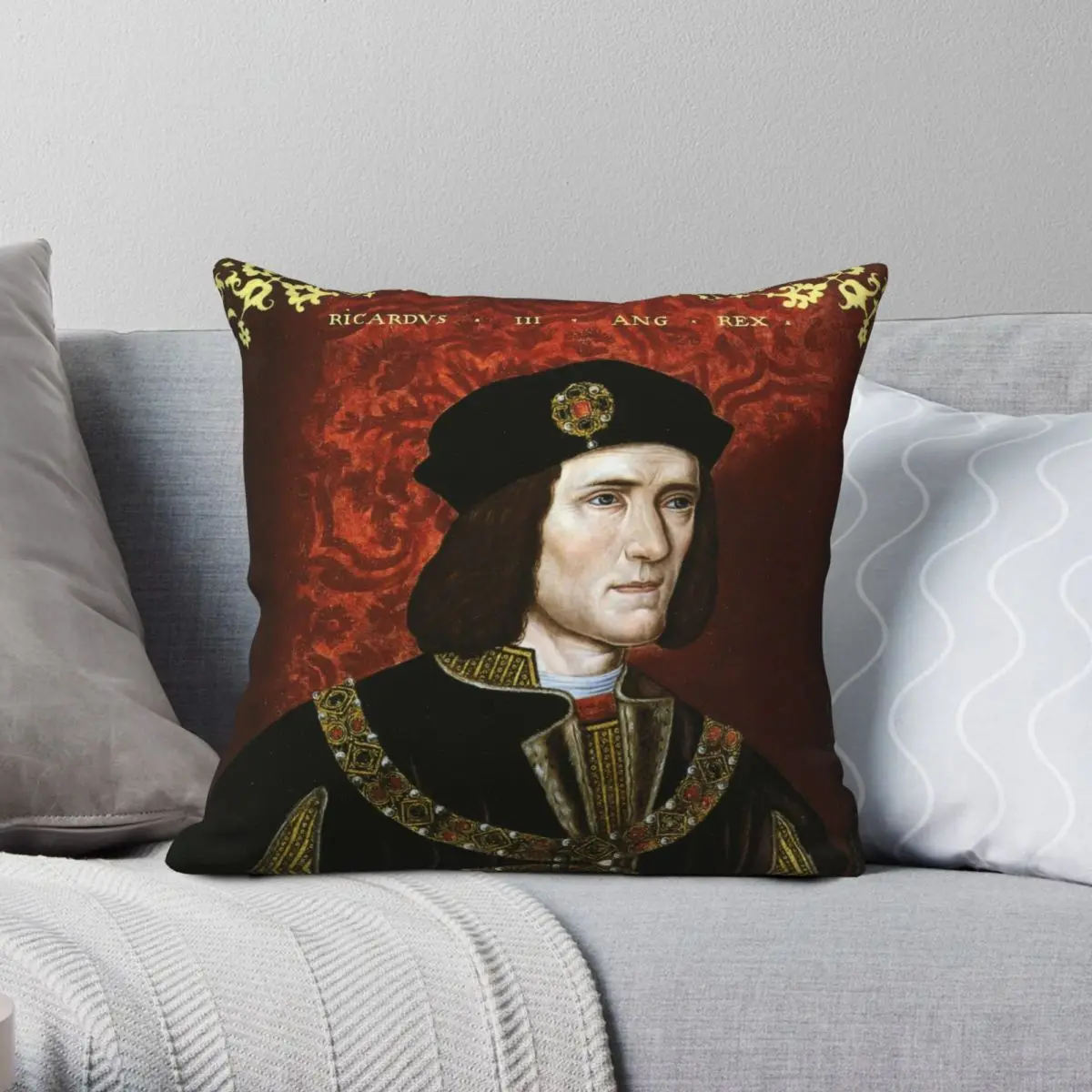Portrait Of King Richard III Square Pillowcase Polyester Linen Velvet Pattern Zip Decor Home Cushion Cover
Portrait Of King Richard III Square Pillowcase Polyester Linen Velvet Pattern Zip Decor Home Cushion Cover