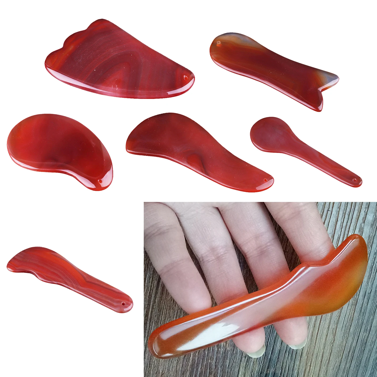 Crude Carnelian Red Jade Roller Gua Sha Scraping Board Massage Tool Facial Tool Anti-aging Thin Lift Beauty Slimming Tools
Crude Carnelian Red Jade Roller Gua Sha Scraping Board Massage Tool Facial Tool Anti-aging Thin Lift Beauty Slimming Tools